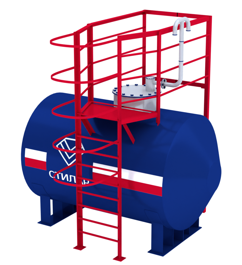 Горизонтальный резервуар РГСН для аварийного запаса воды 15 м³ от завода-производителя