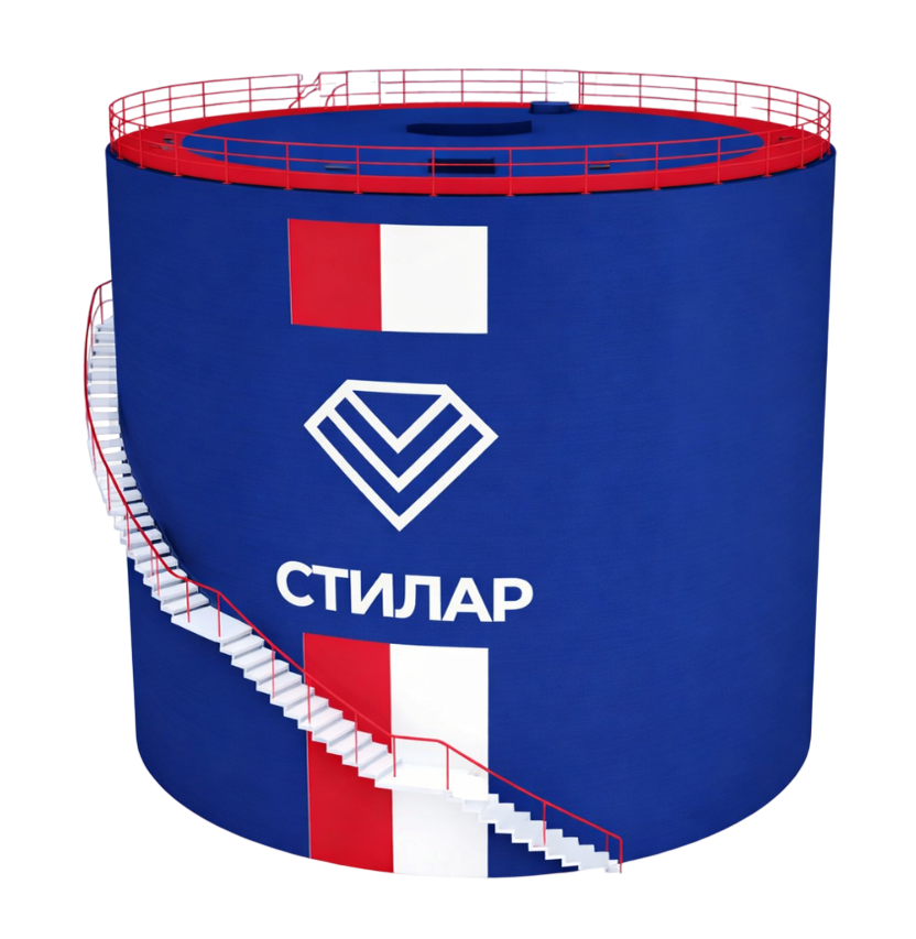 Цельносварной резервуар РВС для масла 150 м³ от завода-производителя